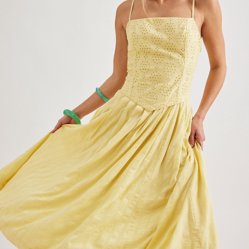 Free People Salvador Midi Dress